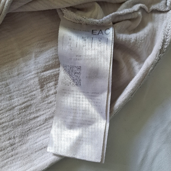 GUESS | Tan men's palm tree short sleeve t shirt with raised logo - Picture 8 of 8